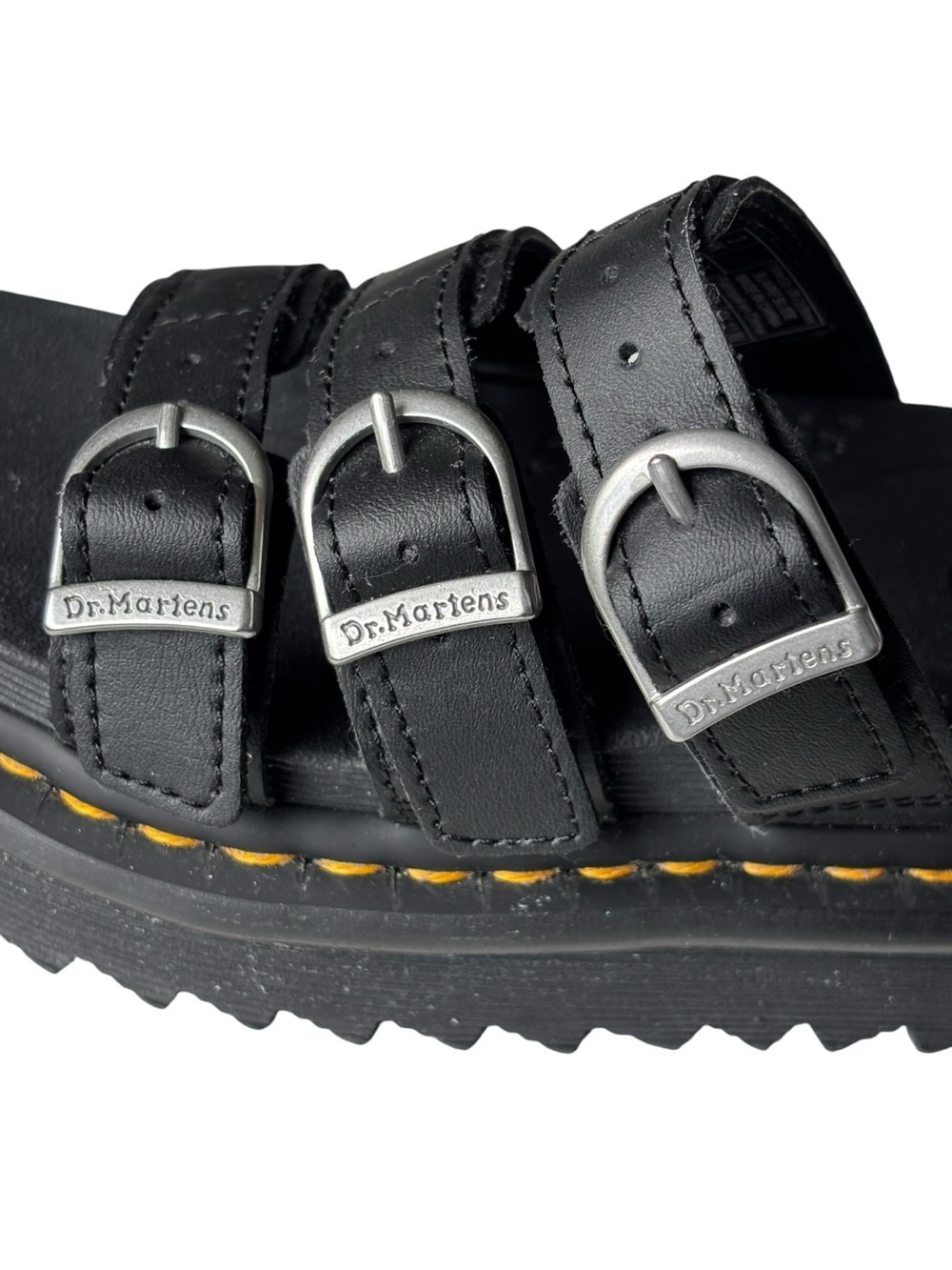 Dr. Marten’s Blaire Slide BLAIRE flat sandals in black | size 5 USL - Picture 10 of 13